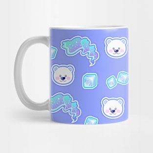 Aurora polar bear pattern Mug